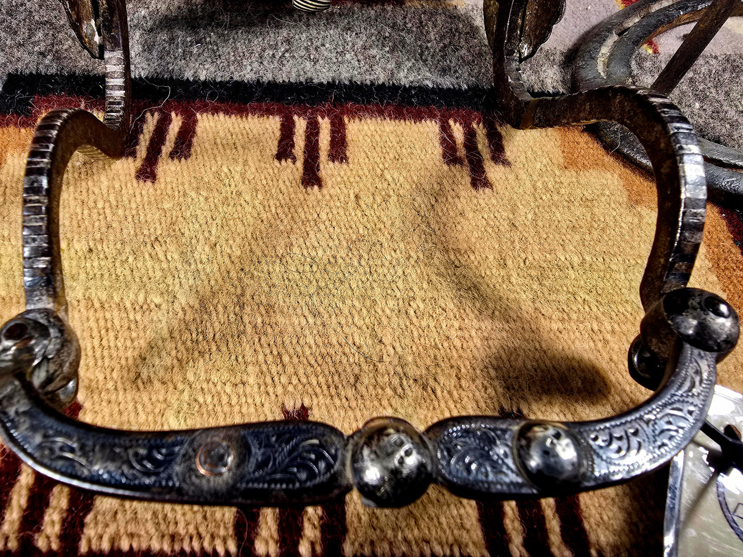 Vintage Silver Mounted "S" Shanked Bit