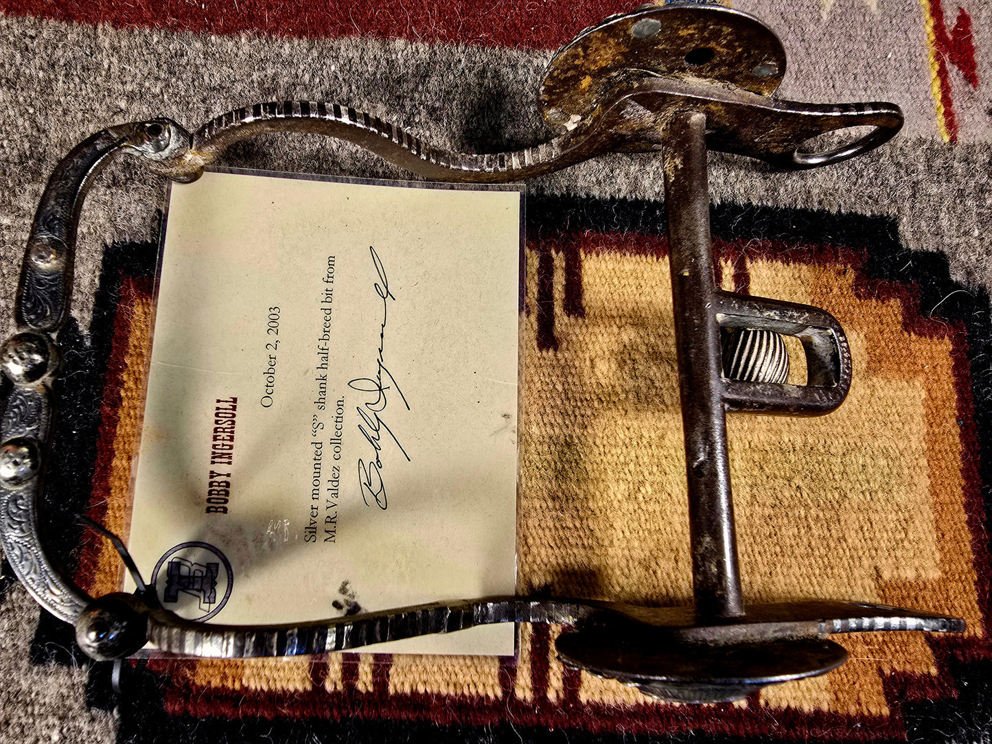 Vintage Silver Mounted "S" Shanked Bit